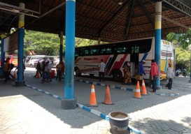 Penumpang di Terminal Rajekwesi Bojonegoro Trennya Naik Saat Nataru, Masyarakat Diimbau Patuhi Prokes