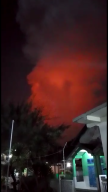 Muncul Awan Merah dan Petir di Kawasan Gunung Welirang, Ini Penjelasan BMKG Jatim!
