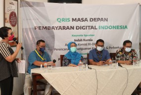 Indah Kurnia bersama Bank Indonesia Sosialisasi Metode Pembayaran Digital
