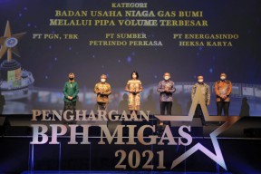 PGN Subholding Gas Pertamina Sabet 5 Kategori Penghargaan BPH Migas 202