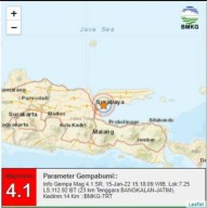 Gempa Bumi Guncang Wilayah Bangkalan, BMKG Sebut Tak Berpotensi Tsunami
