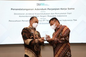 Dukung Penguatan Single Identity Number, Telkom Teken Kesepakatan dengan Ditjen Dukcapil