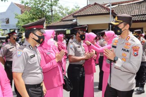 4.008 Polisi di Jawa Timur Naik Pangkat, 111 Diantaranya Dari Polres Tulungagung