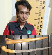 Ancam Pensiunan Polri Dengan Sajam, Pemuda ini Akhirnya Berurusan Dengan Polisi