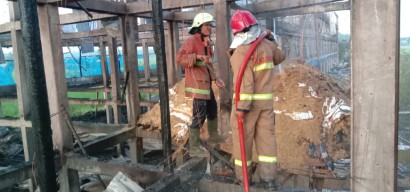 Kandang Ayam di Baureno Bojonegoro Terbakar, Kerugian Capai Rp 2 Miliar