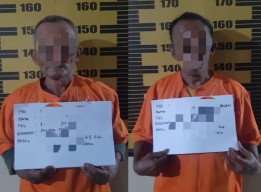 Duo Lansia Bendosari Kompak Nyuri Kayu, Korbannya Masih Keponakan Salah Satu Tersangka
