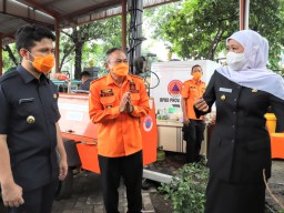 Khofifah Minta BPBD Proaktif Lakukan Mitigasi dan Koordinasi