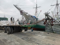 Cuaca Buruk Puluhan Kapal Layar Motor Tidak Berlayar