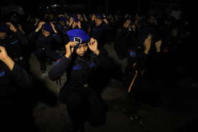 Sebelum Pembaretan, Puluhan Polisi Khusus Pemasyarakatan Harus Lari Sepanjang 18 KM
