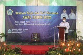 Hadiri Kegiatan Motivasi Kerja Dinas Perkim, Begini Sambutan Bupati Gresik