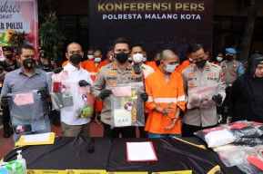 Polresta Malang Gagalkan Peredaran 2,6 Kilo Sabu-Sabu Senilai Miliaran Rupiah