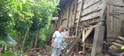 Delapan Rumah di Penggaron Jombang Terancam Erosi Sungai