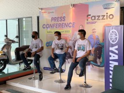 Dilengkapi Fitur Canggih, Yamaha FAZZIO Blue Core Hybird Siap Mengaspal di Jatim