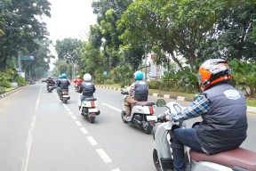 Media dan Komunitas Nikmati Pengalaman Berkendara Yamaha Fazzio Hybrid-Connected