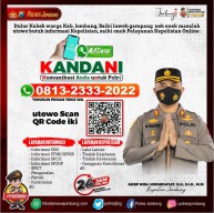 KANDANI, Kini Polres Jombang Luncurkan Layanan by WA