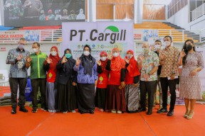 Program Air Bersih dan Sanitasi CSR PT Cargill Indonesia Diresmikan Wabup Gresik