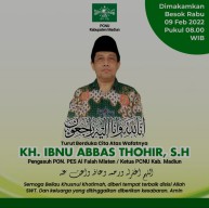 Inalilahi wa Innailaihi Rajiun, Ketua PCNU Madiun Tutup Usia