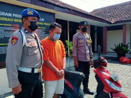 Motor Curian Mogok, Maling di Driyorejo Dibekuk Polisi