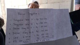 Punya Tunggakan SPP, Pelajar SMP Swasta di Sidoarjo Tak Boleh Ikut Ujian