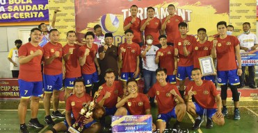 Bhayangkara Lamongan Raih Juara 1 Turnamen Voli Kapolres Cup 2022