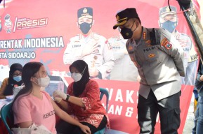 Vaksinasi Booster di Sidoarjo Capai 13,09 Persen, Antusias Warga Melonjak