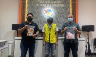 Jadi Pengedar Narkoba, Warga Sukolilo Surabaya Dibekuk Satreskoba Polrestabes Surabaya