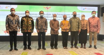 SKK Migas – Pertamina Tandatangani Perubahan Perjanjian  Penunjukan Penjual Minyak Mentah/Kondensat Bagian Negara