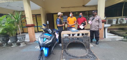 Pemuda Tambak Wedi Surabaya Curi Besi Milik Pemkot Surabaya