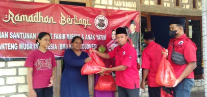 Kader Iuran, DPC BMI Bojonegoro Bagikan 700 Paket Sembako