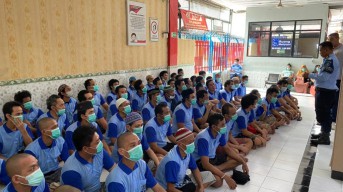 Kebijakan Karantina 14 Hari Tetap Diberlakukan Bagi Tahanan Baru di Rutan Kanwil Kemenkumham Jatim