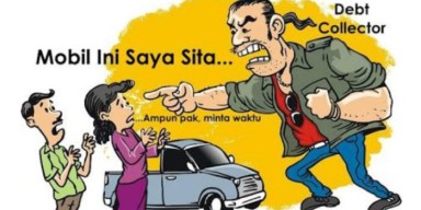Mobil Ditarik Debt Colector, Penumpang Keluarkan Pistol, Dua-duanya Lapor Polresta Sidoarjo
