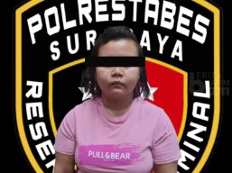 Gadaikan 2 Mobil Rental, Perempuan Bojonegoro Dijebloskan ke Sel Polrestabes Surabaya