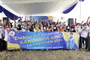 Tahun 2024, Relawan Massa Setia Sandi di Ponorogo Dukung Sandiaga Uno Maju Pilpres