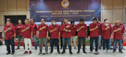 Sah, Pengurus Forwas Periode 2022-2025 Resmi Dikukuhkan