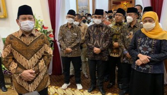 Lakukan Pertemuan Tertutup 90 Menit, Khofifah Maupun Prabowo Hanya Bersilaturahmi Lebaran