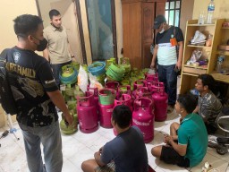 Pengoplos LPG Subsidi Asal Menganti Diungkap Polres Gresik