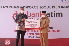 Dapat CSR Bank Jatim, Pasar Bululawang Malang Siap Beroperasi Pasca Kebakaran