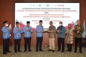 Jalin Kerjasama Dengan Bank Jatim, Lamongan Siap Laksanakan Akselerasi Perkembangan Infrastruktur