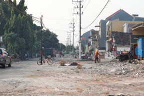 Frontage Road Segmen 2 Gedangan-Lingkar Timur, Awal Juli Ditarget Tuntas Pembongkaran