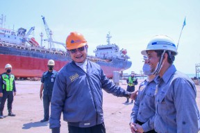 PT Dok Pantai Lamongan Gelar Docking Project Kapal ke 1000