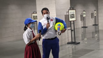 Ratusan Pelajar Belajar #Cari Aman Bersama Honda