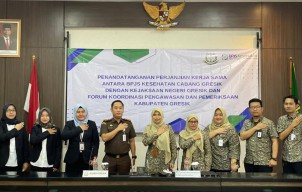 Dorong Kepatuhan BU Laksanakan JKN, Kejari Gresik Kawal BPJS Kesehatan