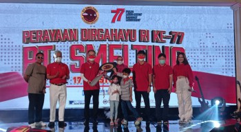 Berlangsung Meriah, Resepsi HUT RI ke-77 yang Digelar Smelting Libatkan UMKM Binaan