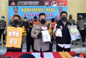 BB 3 Kilogram Sabu, Satresnarkoba Polresta Sidoarjo Ringkus Pengedar Jaringan Bali