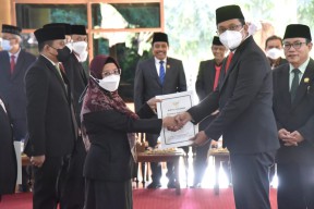 10 Pejabat Eselon II Pemkab Sidoarjo Dilantik, 5 Orang Hasil Seleksi