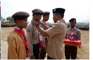 Belajar Arti Kebersamaan dan Kepemimpinan, 1.100 Santri  Elkisi Ikuti Kemah