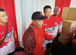 Meriahkan HUT RI ke 77, RMS bersama BNN Jatim Gelar Gowes Merdeka