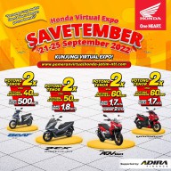 Honda Virtual Expo : Savetember Bertabur Promo