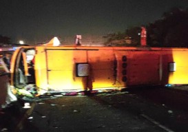 Bus Pariwisata Kecelakaan di Tol Tanggulangin, Tiga Penumpang Tewas