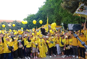 Peringati HUT ke-58, Partai Golkar Gelar Jalan Sehat Nasional